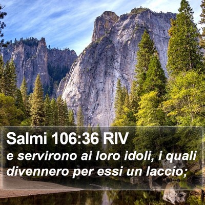 Salmi 106:36 RIV Bible Verse Image