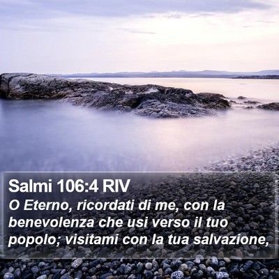 Salmi 106:4 RIV Bible Verse Image