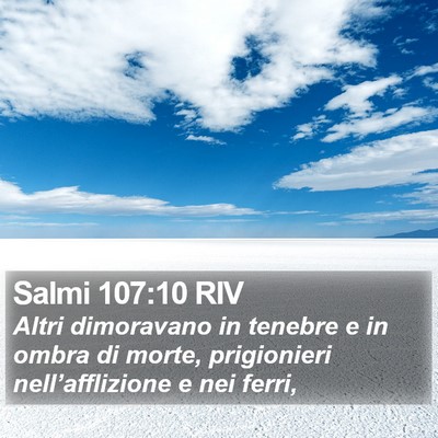 Salmi 107:10 RIV Bible Verse Image