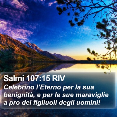 Salmi 107:15 RIV Bible Verse Image