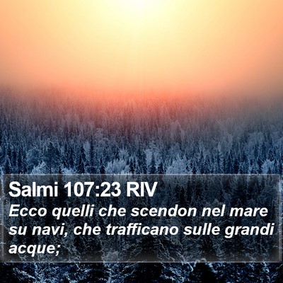 Salmi 107:23 RIV Bible Verse Image