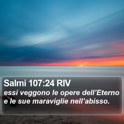 Salmi 107:24 RIV Bible Verse Image