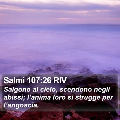 Salmi 107:26 RIV Bible Verse Image