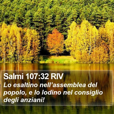 Salmi 107:32 RIV Bible Verse Image