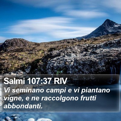 Salmi 107:37 RIV Bible Verse Image
