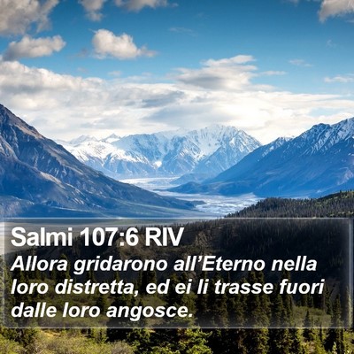 Salmi 107:6 RIV Bible Verse Image