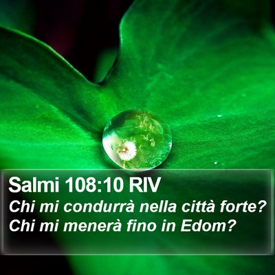 Salmi 108:10 RIV Bible Verse Image