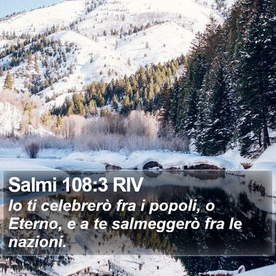 Salmi 108:3 RIV Bible Verse Image
