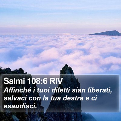 Salmi 108:6 RIV Bible Verse Image