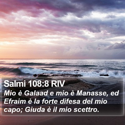 Salmi 108:8 RIV Bible Verse Image