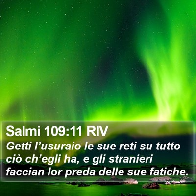 Salmi 109:11 RIV Bible Verse Image