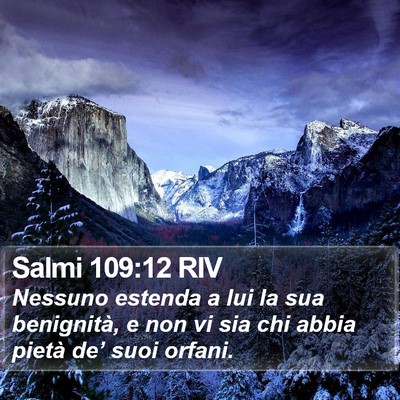 Salmi 109:12 RIV Bible Verse Image