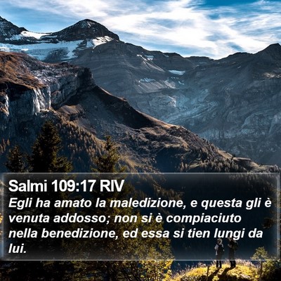 Salmi 109:17 RIV Bible Verse Image