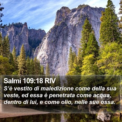 Salmi 109:18 RIV Bible Verse Image