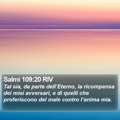Salmi 109:20 RIV Bible Verse Image