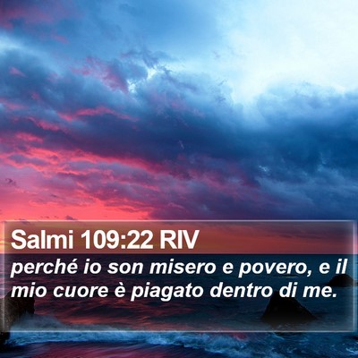 Salmi 109:22 RIV Bible Verse Image