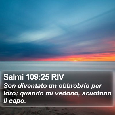 Salmi 109:25 RIV Bible Verse Image