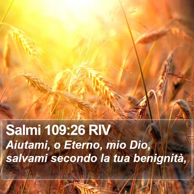 Salmi 109:26 RIV Bible Verse Image