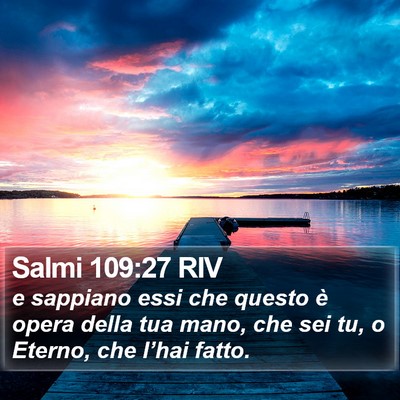 Salmi 109:27 RIV Bible Verse Image