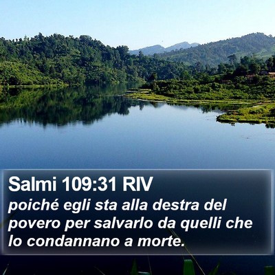 Salmi 109:31 RIV Bible Verse Image