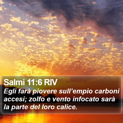 Salmi 11:6 RIV Bible Verse Image