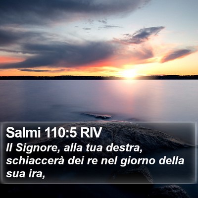 Salmi 110:5 RIV Bible Verse Image