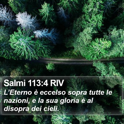 Salmi 113:4 RIV Bible Verse Image