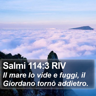 Salmi 114:3 RIV Bible Verse Image