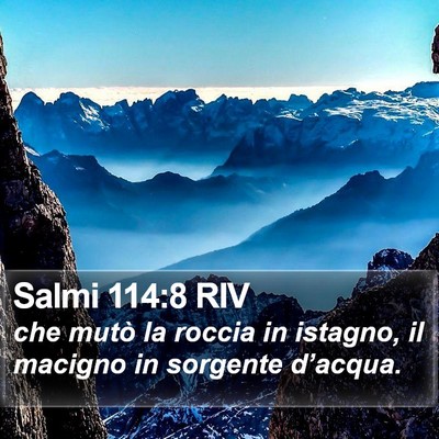 Salmi 114:8 RIV Bible Verse Image