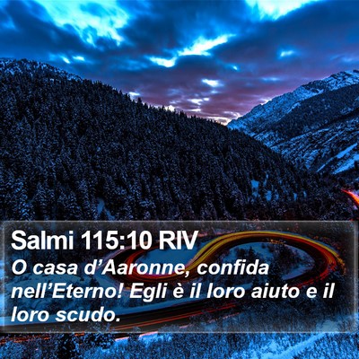 Salmi 115:10 RIV Bible Verse Image