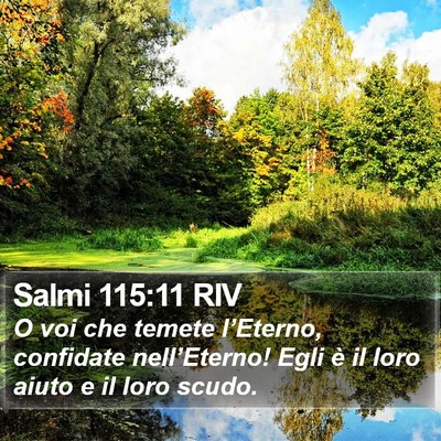 Salmi 115:11 RIV Bible Verse Image