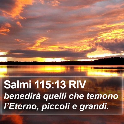 Salmi 115:13 RIV Bible Verse Image