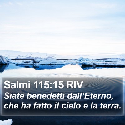 Salmi 115:15 RIV Bible Verse Image