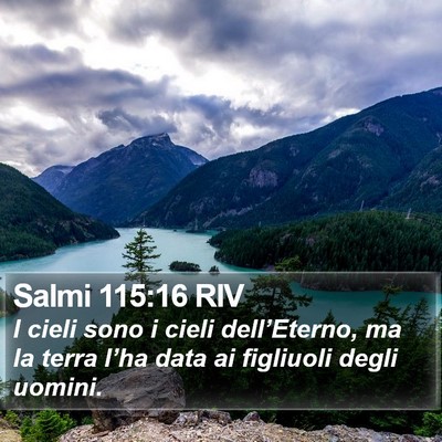 Salmi 115:16 RIV Bible Verse Image