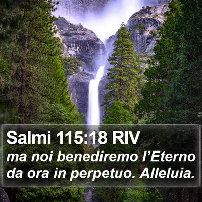 Salmi 115:18 RIV Bible Verse Image