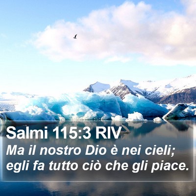 Salmi 115:3 RIV Bible Verse Image