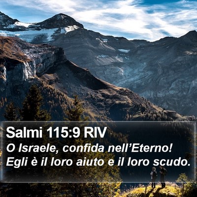 Salmi 115:9 RIV Bible Verse Image