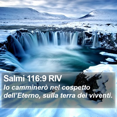 Salmi 116:9 RIV Bible Verse Image