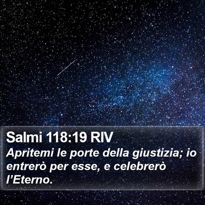 Salmi 118:19 RIV Bible Verse Image