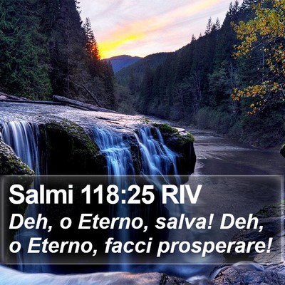Salmi 118:25 RIV Bible Verse Image