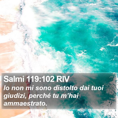 Salmi 119:102 RIV Bible Verse Image