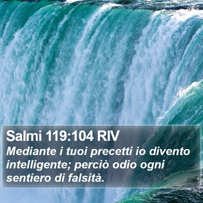 Salmi 119:104 RIV Bible Verse Image