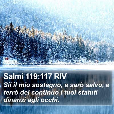 Salmi 119:117 RIV Bible Verse Image