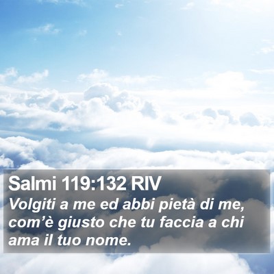 Salmi 119:132 RIV Bible Verse Image