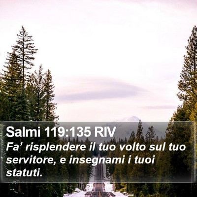 Salmi 119:135 RIV Bible Verse Image