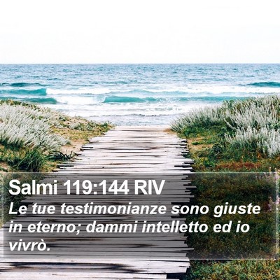 Salmi 119:144 RIV Bible Verse Image