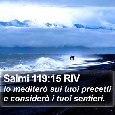 Salmi 119:15 RIV Bible Verse Image