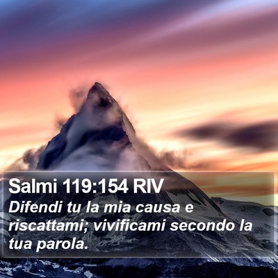 Salmi 119:154 RIV Bible Verse Image
