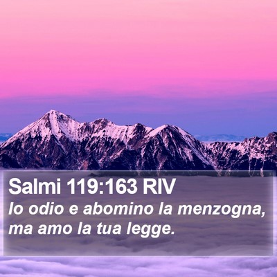 Salmi 119:163 RIV Bible Verse Image