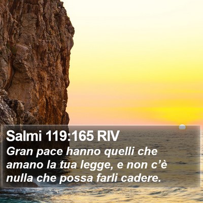 Salmi 119:165 RIV Bible Verse Image